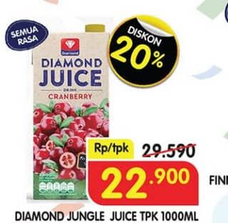 Promo Harga Diamond Jungle Juice All Variants 1000 ml - Superindo