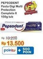 Promo Harga Pepsodent Pasta Gigi Complete 8 Actions 150 gr - Indomaret