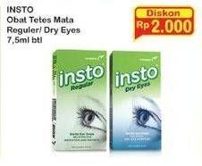 Promo Harga Insto Obat Tetes Mata Dry Eyes, Regular 7 ml - Indomaret