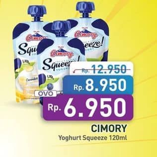 Promo Harga Cimory Squeeze Yogurt 120 gr - Hypermart