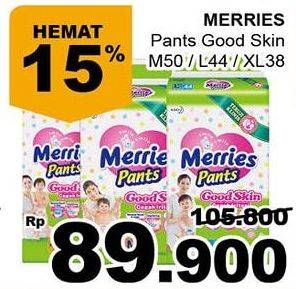 Promo Harga Merries Pants Good Skin M50, L44, XL38  - Giant