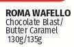 Promo Harga Roma Wafello Choco Blast, Butter Caramel 130 gr - Lotte Grosir