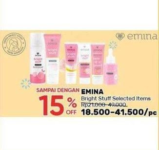 Promo Harga Emina Bright Stuff Series  - Indomaret