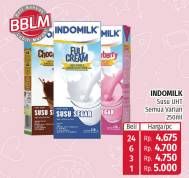 Promo Harga Indomilk Susu UHT All Variants 250 ml - Lotte Grosir