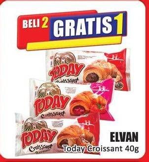 Promo Harga Elvan Today Croissant 45 gr - Hari Hari