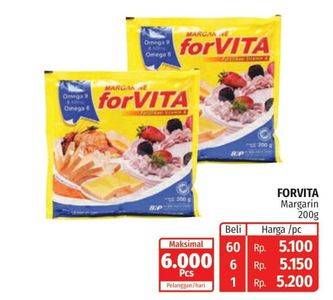 Promo Harga FORVITA Margarine 200 gr - Lotte Grosir