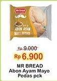 Promo Harga MR BREAD Roti Isi Kecuali Abon Ayam Mayo Pedas 60 gr - Indomaret