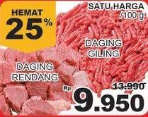 Promo Harga Daging Rendang / Daging Giling  - Giant