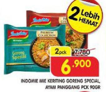 Promo Harga INDOMIE Mi Keriting Goreng Special, Ayam Panggang per 2 pcs 90 gr - Superindo