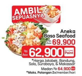 Promo Harga Aneka Bakso Seafood  - LotteMart