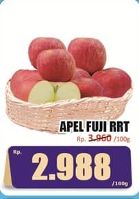 Promo Harga Apel Fuji RRT per 100 gr - Hari Hari