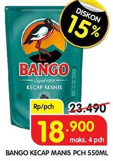 Promo Harga BANGO Kecap Manis 550 ml - Superindo