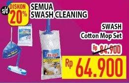 Promo Harga SWASH Cotton Mop Set  - Hypermart