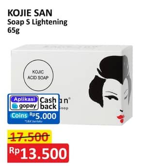Promo Harga Kojie San Skin Lightening Soap Kojic Acid Soap 65 gr - Alfamart