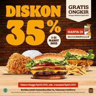 Promo Harga Burger King Burger  - Burger King