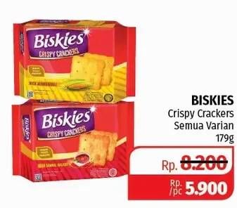 Promo Harga MUNCHYS Biskies Crispy Crackers All Variants 179 gr - Lotte Grosir