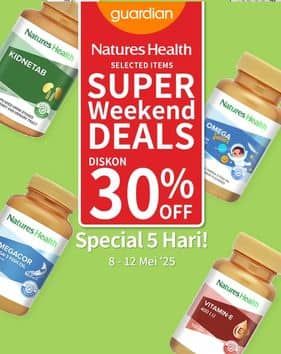 Promo Harga Natures Health Supplement Range  - Guardian
