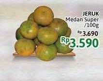 Promo Harga Jeruk Medan Super per 100 gr - Alfamidi