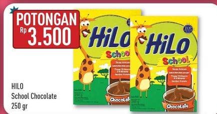 Promo Harga HILO School Susu Bubuk Chocolate 250 gr - Hypermart