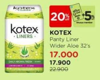 Kotex Fresh Liners Longer & Wider