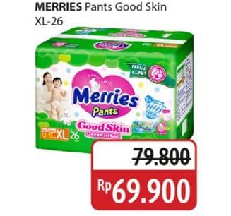 Promo Harga Merries Pants Good Skin XL26 26 pcs - Alfamidi