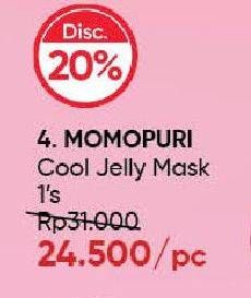 Promo Harga Momopuri Jelly Mask Cool 22 ml - Guardian