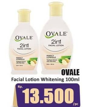 Promo Harga Ovale Facial Lotion Whitening 100 ml - Hari Hari