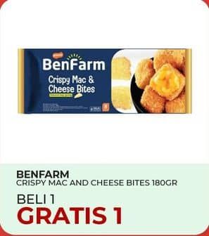 Promo Harga Benfarm Crispy Mac and Cheese Bites 180 gr - Yogya