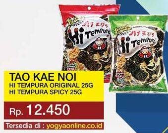 Promo Harga TAO KAE NOI Hi Tempura Origimal, Spicy 25 gr - Yogya