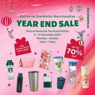 Promo Harga Year End Sale  - Starbucks