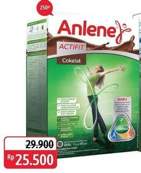 Promo Harga ANLENE Actifit Susu High Calcium 250 gr - Alfamidi