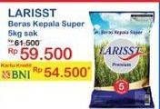 Promo Harga Larisst Beras Kepala Super 5000 gr - Indomaret