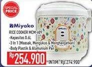 Promo Harga MIYAKO MCM-609 | Rice Cooker  - Hypermart