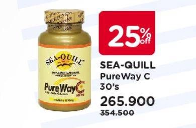 Promo Harga SEA QUILL Pure Way C 500 30 pcs - Watsons