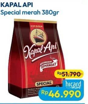 Promo Harga Kapal Api Kopi Bubuk Special 380 gr - Hypermart