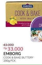 Promo Harga Emborg Delicious Cook & Bake 200 gr - Indomaret