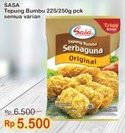 Promo Harga Sasa Tepung Bumbu All Variants 250 gr - Indomaret