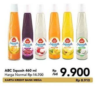 Promo Harga ABC Syrup Squash Delight 460 ml - Carrefour