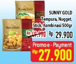 Promo Harga SUNNY GOLD Chicken Tempura/Stick/Kombinasi 500gr  - Hypermart