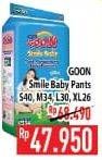 Promo Harga Goon Smile Baby Pants S40, L30, M34, XL26 26 pcs - Hypermart