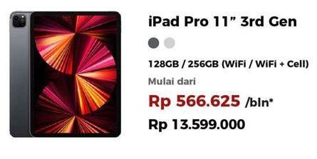 Promo Harga Apple iPad Pro 11 Inch M1 (gen. Ke-3)  - Erafone