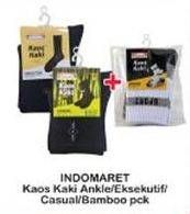 Promo Harga INDOMARET Kaos Kaki Casual Bamboo, Executive Anti Bacteria, Anckle Shock  - Indomaret