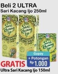 Promo Harga ULTRA Sari Kacang Ijo 250 ml - Alfamart