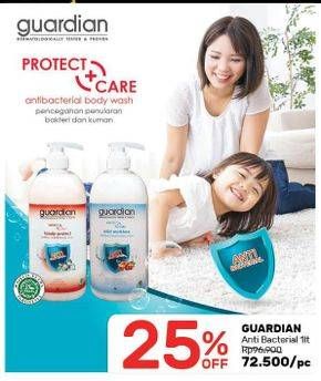 Promo Harga GUARDIAN Antibacterial Body Wash 1 ltr - Guardian