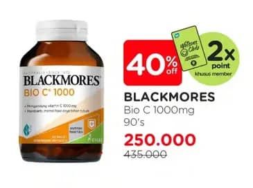 Promo Harga Blackmores Bio C 1000mg 90 pcs - Watsons