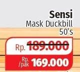 Promo Harga SENSI Mask Duckbill 50 pcs - Lotte Grosir