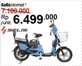 Promo Harga SELIS Sepeda Listrik Hornet  - Carrefour