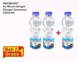 Promo Harga INDOMARET Air Minum Dengan Oksigen Doraemon per 2 botol 330 ml - Indomaret