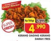 Promo Harga Daging Kerang Dara per 100 gr - Superindo