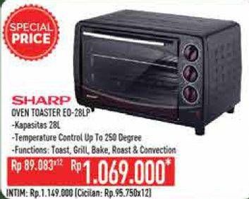 Promo Harga SHARP EO-28LP | Oven Libre Premium Series 28ltr  - Hypermart